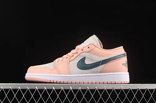All categories Air Jordan Jordan series basketball shoes Air Jordan 1 Low Air Jordan 1 Low AJ1 Joe 1 pink and green low-top cultural sneakers DC0774-800